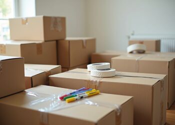 Welche Umzugskartons und Materialien braucht man?