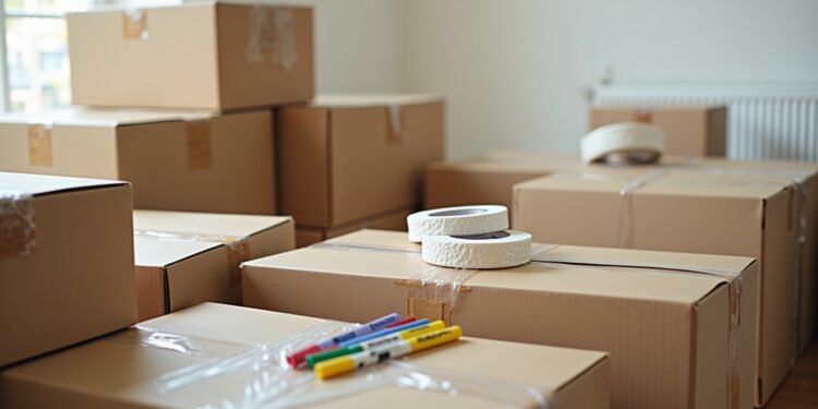 Welche Umzugskartons und Materialien braucht man?